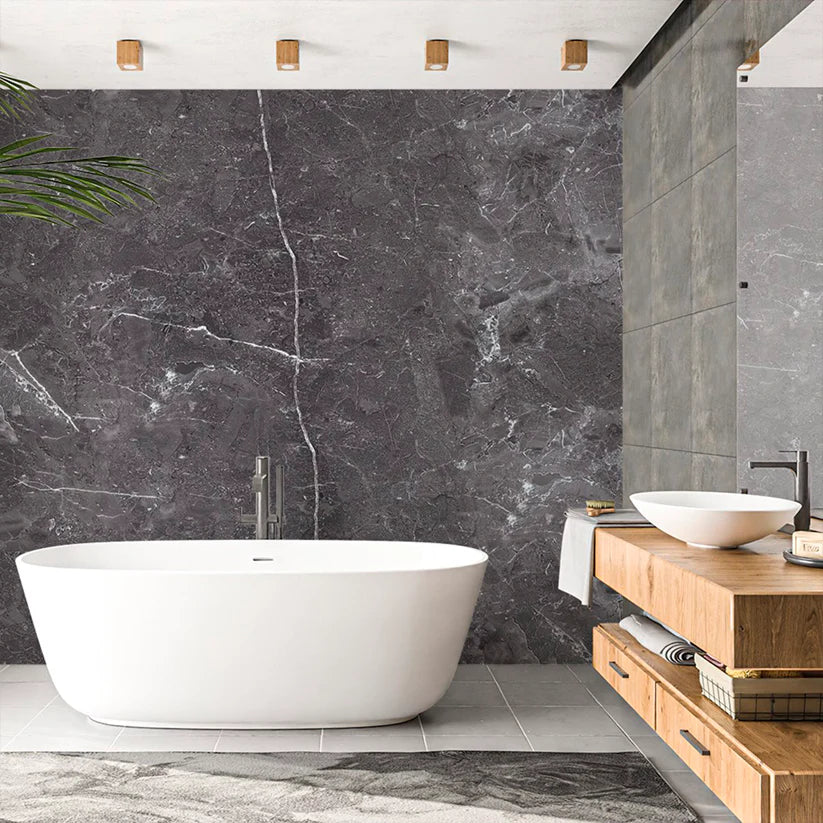 Marble-Effect Vinyl Tiles (2.7 m x 1 m)