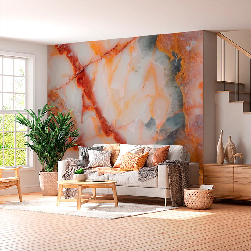 Marble-Effect Vinyl Tiles (2.7 m x 1 m)