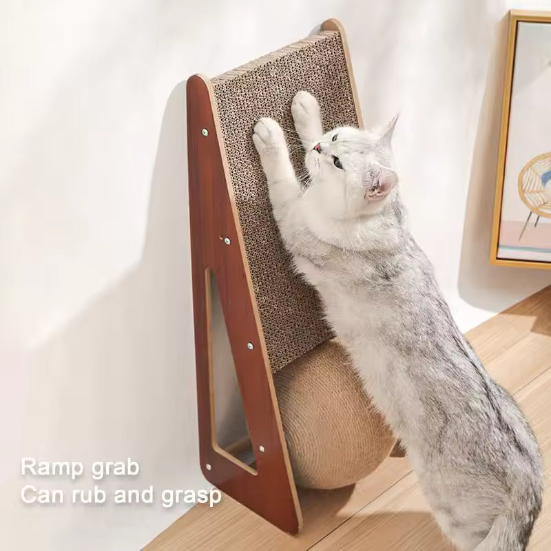 Scratching post toy Scratching post toy with ball Natural sisal scratching post for cats and kittens Durable and hard-wearing