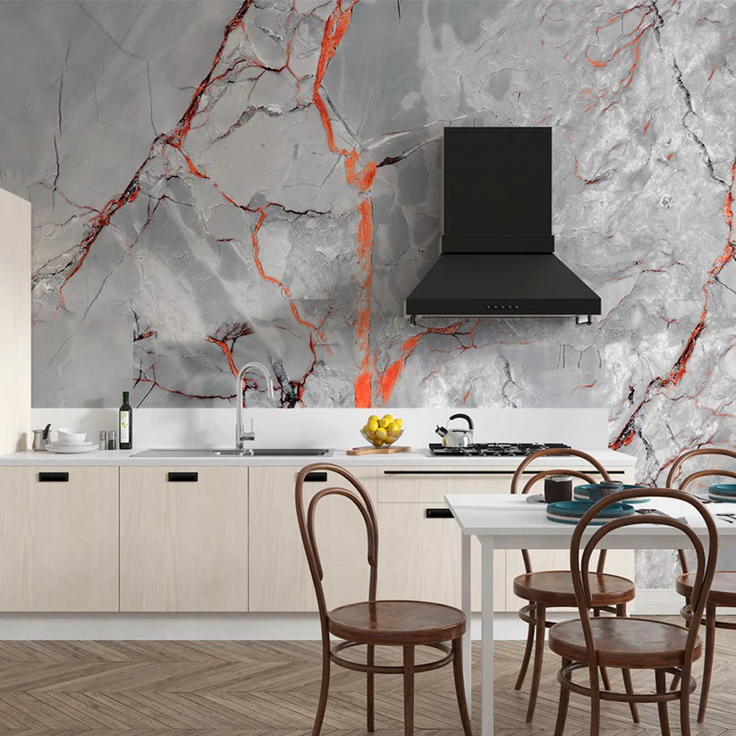 Marble-Effect Vinyl Tiles (2.7 m x 1 m)